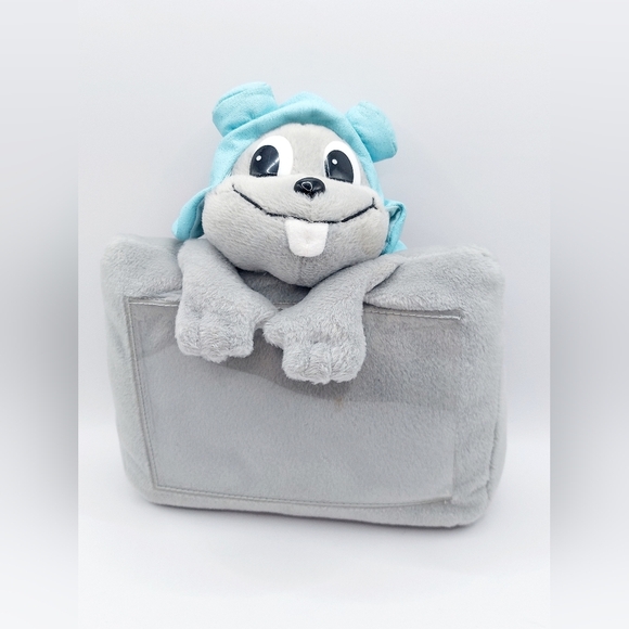 Nostalgic and Rare Vintage 1999 Stuffins Rocky‎ Bean Bag 4 x 6 Photo Holder - Picture 1 of 7
